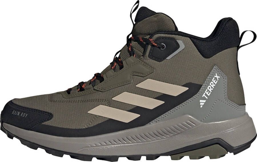 Adidas Terrex Anylander Mid RAIN.RDY wandelschoenen olijfgroen beige