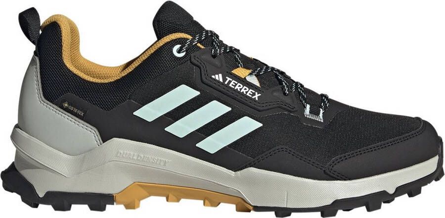 Adidas Terrex AX4 GTX Wandelschoenen Heren Core Black Semi Flash Aqua Preloved Yellow