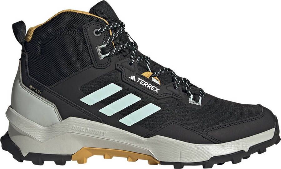 Adidas Terrex AX4 Mid GTX Wandelschoenen Heren Core Black Semi Flash Aqua Preloved Yellow