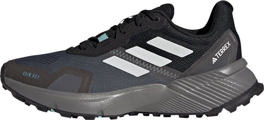 Adidas Terrex Women's Terrex Soulstride RAIN.RDY Trailrunningschoenen grijs