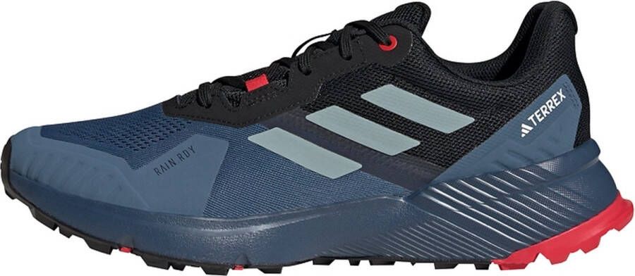 Adidas TERREX Soulstride RAIN.RDY Trail Running Schoenen Unisex Blauw