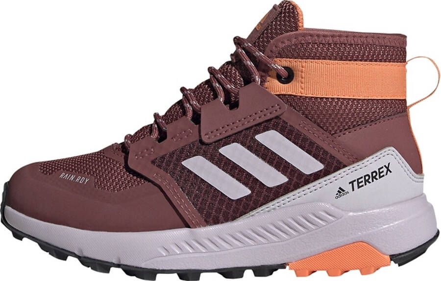 Adidas Terrex Kid's Terrex Trailmaker Mid Rain Ready Multisportschoenen maat 13K bruin purper