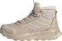 Adidas TERREX Winter Leather Mid Cut RAIN.RDY COLD.RDY Boots Unisex Beige - Thumbnail 1