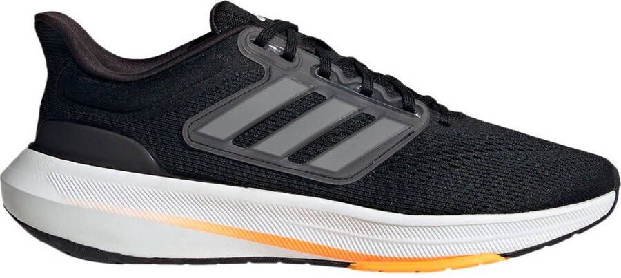 Adidas Performance Ultrabounce hardloopschoenen zwart antraciet geel