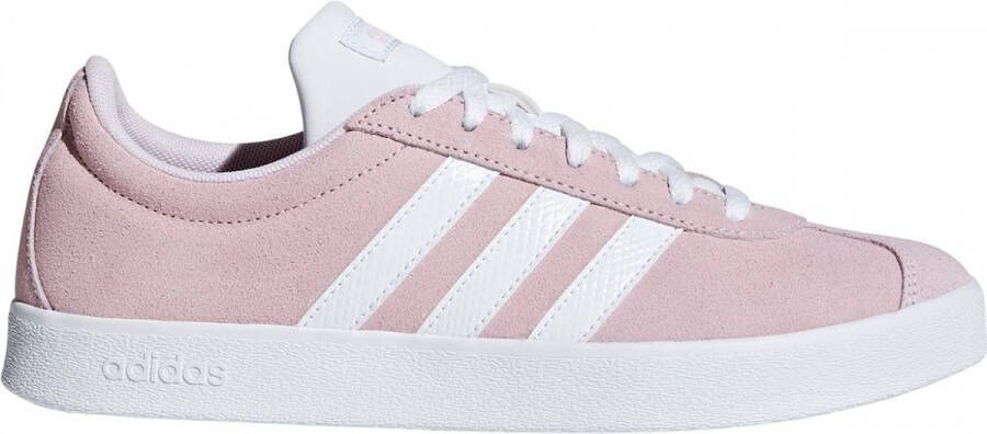 Adidas Vl Court 2.0 Dames Sneakers Aero Pink S18 Ftwr White Light Granite