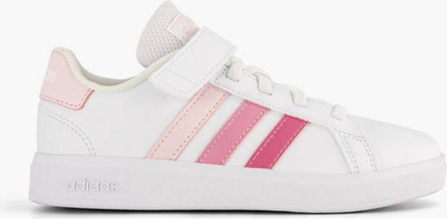 Adidas Grand Court 2.0 Wit Sneakers Klittenband Meisjes