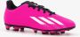 Adidas Perfor ce X Speedportal.4 flexible ground voetbalschoenen fuchsia wit zwart - Thumbnail 2