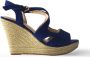 ADRIANA CARRILLO Sandalen op Sleehak Esperanza Dames YD-HY-607 BLUE - Thumbnail 1