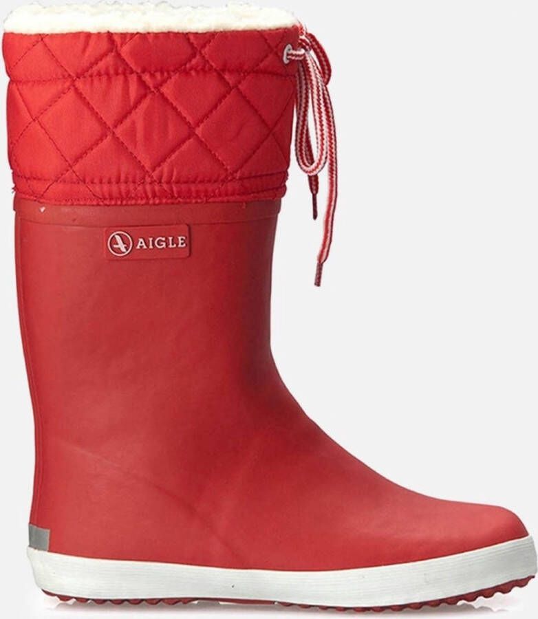 Aigle Giboulee Rouge Regenlaarzen Rood