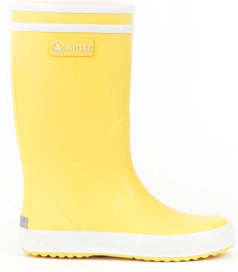 Aigle Lolly Pop 2 Jaune Blanc Regenlaarzen Geel