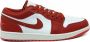 Nike Air Jordan 1 Low SE White Dune Red - Thumbnail 1