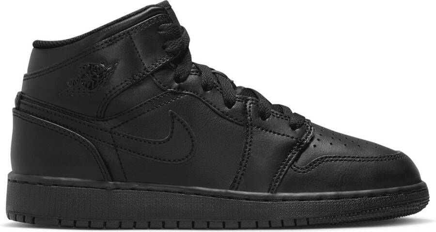 Jordan Air 1 Mid (gs) Basketball Schoenen black black black maat: 40 beschikbare maaten:36.5 37.5 38.5 39 40