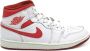 Jordan Air 1 Mid Heren White Dune Red Sail Lobster- Heren White Dune Red Sail Lobster - Thumbnail 1