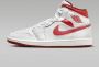 Jordan Air 1 Mid Heren White Dune Red Sail Lobster- Heren White Dune Red Sail Lobster - Thumbnail 5