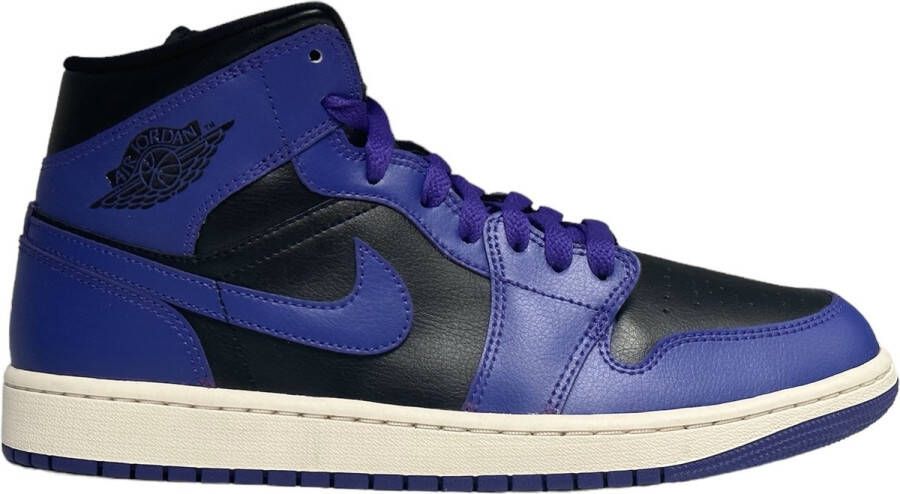 Air Jordan Nike 1 MID WMNS (Black Dark Concord-Sail)