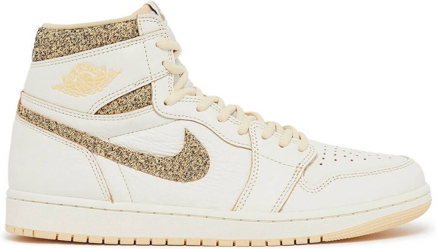 Air Jordan 1 Retro High OG Craft 'Vibrations of Naija' FD8631-100 beige lichtbruin sneakers hoog unisex