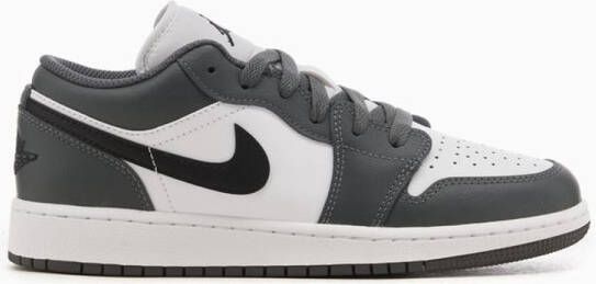 Jordan Air 1 Low Junior White Iron Grey Black White Iron Grey Black