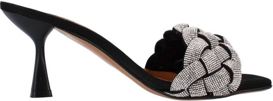 Albano Heeled Mules Black Dames