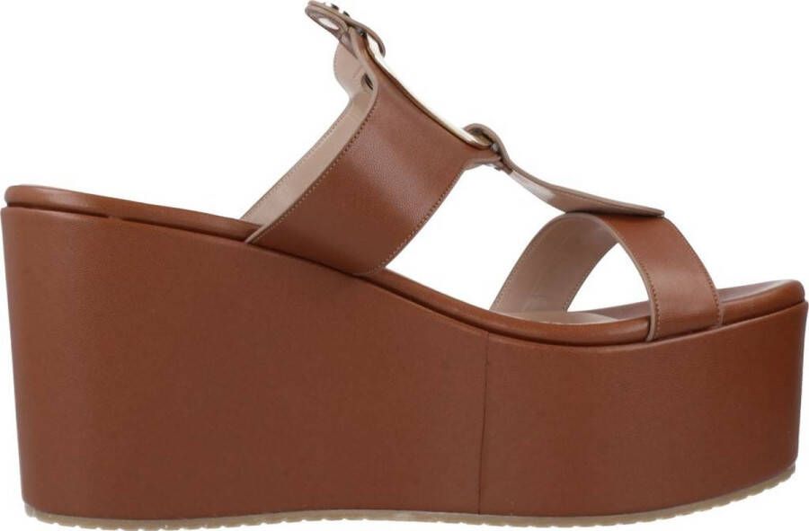 Albano Wedges Brown Dames