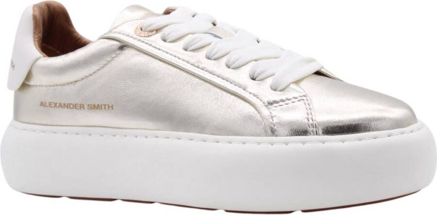 ALEXANDER SMITH Lage Sneakers Dames 3565 Maat: 36 Materiaal: Leer Kleur: Goud