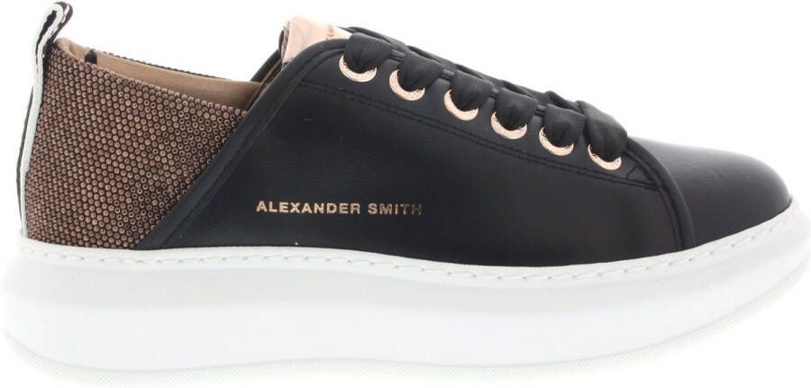 Alexander Smith Geïnspireerde tennissneakers voor dames Black Dames