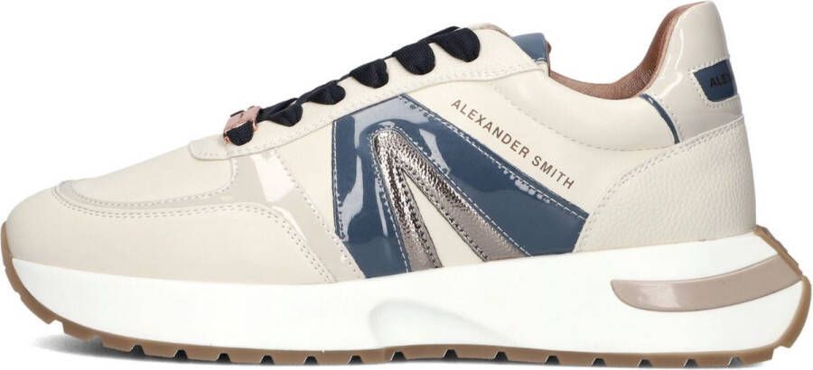 ALEXANDER SMITH Lage Sneakers Dames Hyde Woman Maat: 39 Materiaal: Leer Kleur: Beige