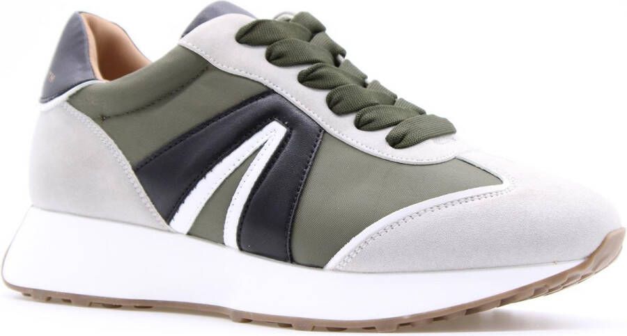 Alexander Smith Grijze Witte Leren Sneaker Gray Dames