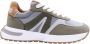 Alexander Smith Militair Groene Runner Sneakers Green Heren - Thumbnail 1