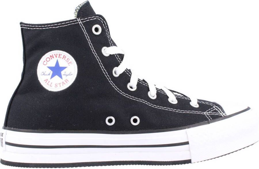 Converse Chuck Taylor All Star Eva Lift Canvas Platform (GS) Chuck Taylor in zwart formaten: 37.5