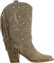 Alma en Pena Western Style Cowboy Boots Brown Dames - Thumbnail 1