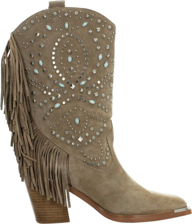 Alma en Pena Western Style Cowboy Boots Brown Dames