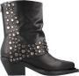 Alma en Pena Studded Pleat Bootie Black Dames - Thumbnail 1