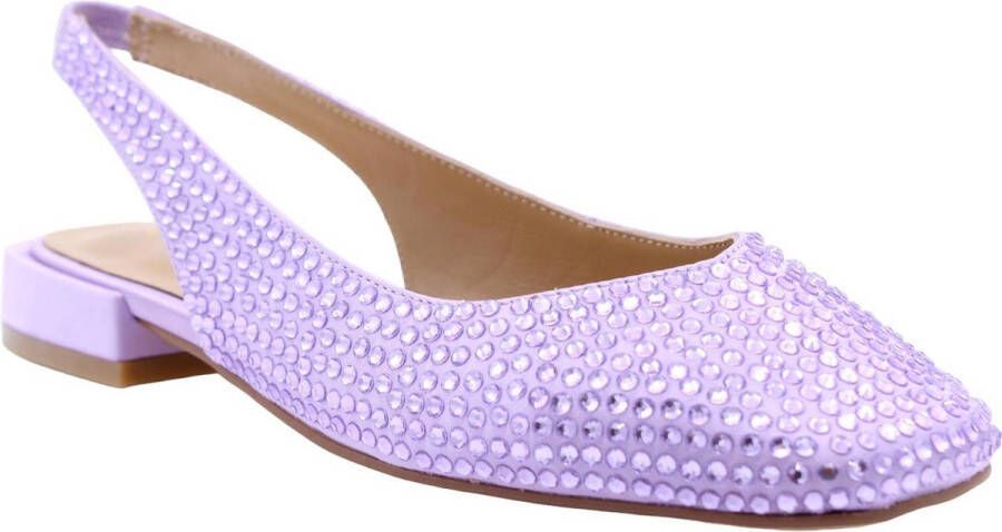 Alma en Pena Peep Toe Peep Heel Purple