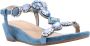 Alma en Pena Sandalen Blauw Dames - Thumbnail 1