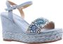 Alma en Pena Sandalen Blauw Dames - Thumbnail 5