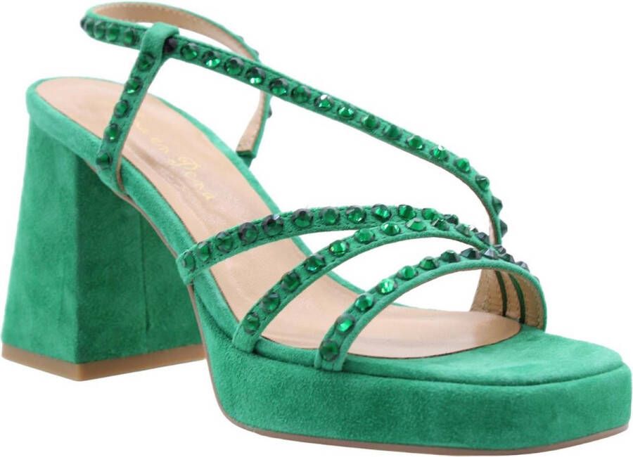 Alma en Pena Stijlvolle Wedges voor elke gelegenheid Green Dames