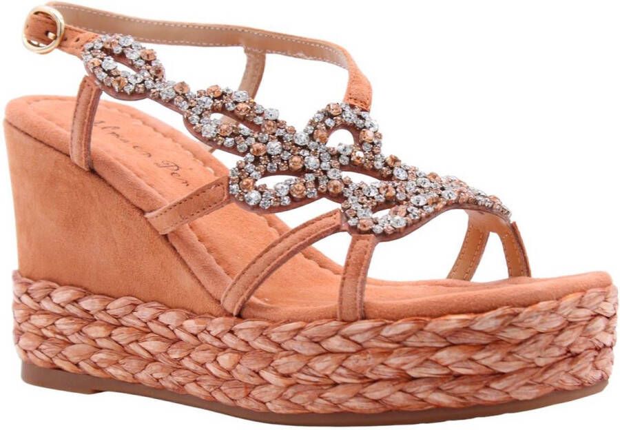 Alma en Pena Stijlvolle Wedges voor modebewuste vrouwen Orange Dames