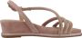 Alma en Pena Kristal Sleehak Sandalen Pink Dames - Thumbnail 1