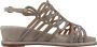 Alma en Pena Glitter Platform Sandal Gray Dames - Thumbnail 1