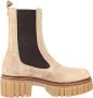 Alpe Klassieke Chelsea Boots met zijpanelen Beige Dames - Thumbnail 1