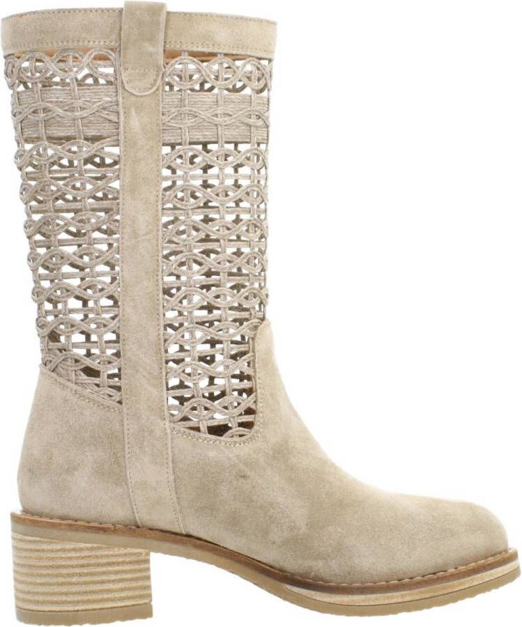 Alpe Cowboy Boots Beige Dames