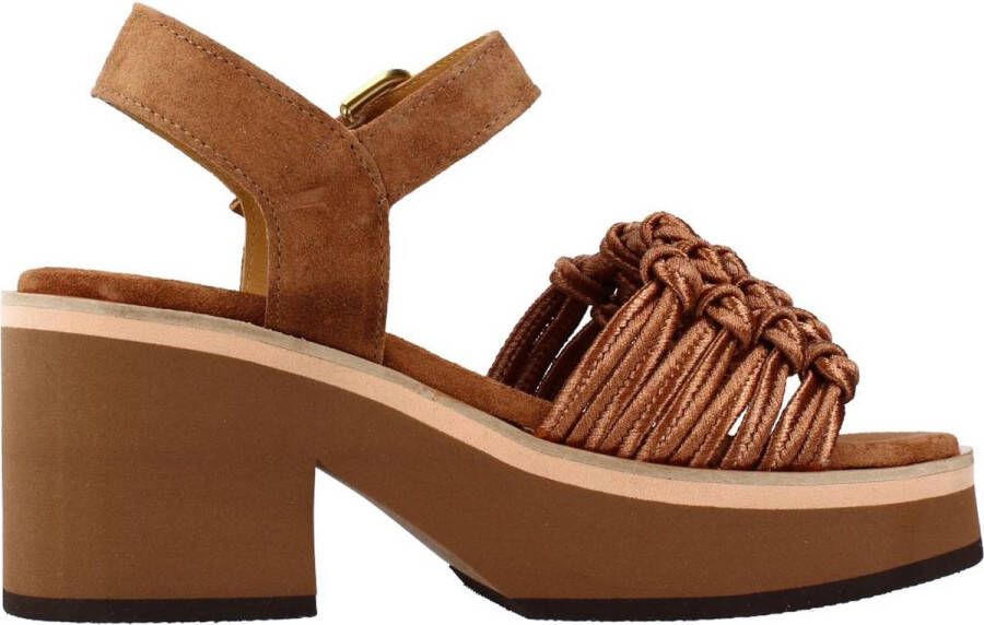 Alpe High Heel Sandals Brown Dames