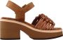 Alpe High Heel Sandals Brown Dames - Thumbnail 1