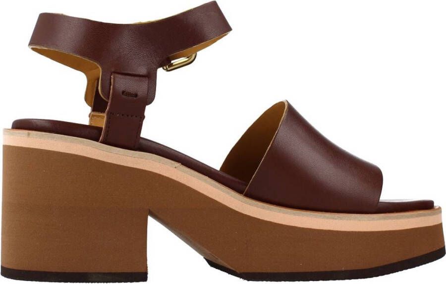 Alpe High Heel Sandals Brown Dames