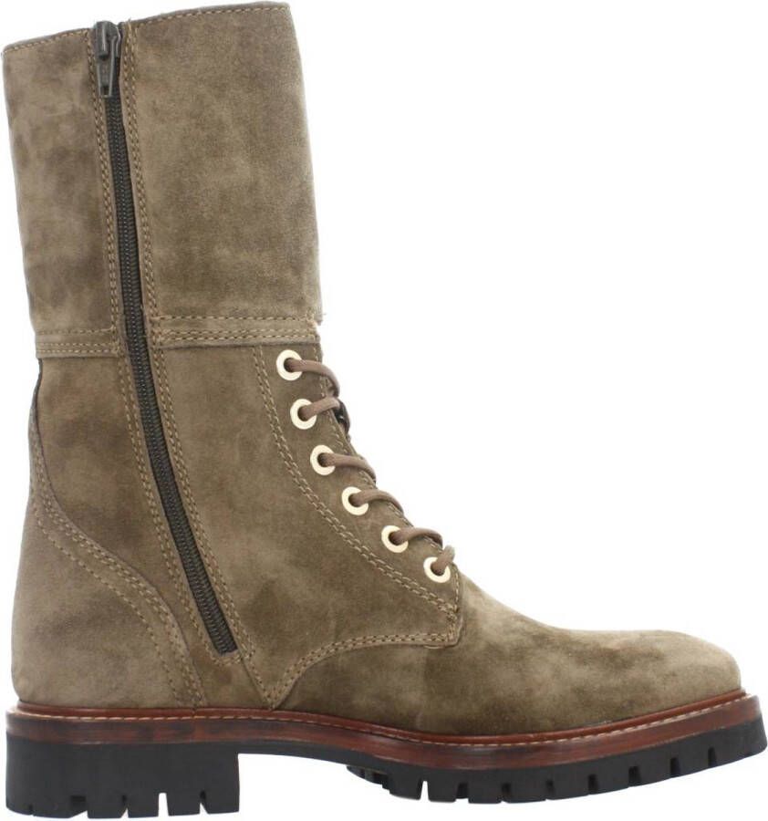 Alpe Lace-up Boots Green Dames