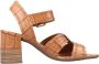 Alpe High Heel Sandals Black Brown Beige Dames - Thumbnail 2