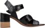 Alpe High Heel Sandals Black Brown Beige Dames - Thumbnail 2