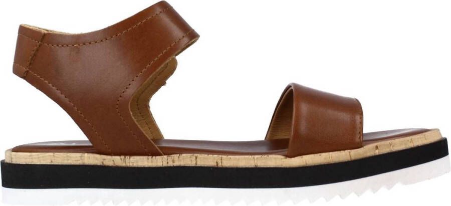 Alpe Flat Sandals Brown Dames