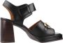 Alpe High Heel Sandals Black Dames - Thumbnail 1