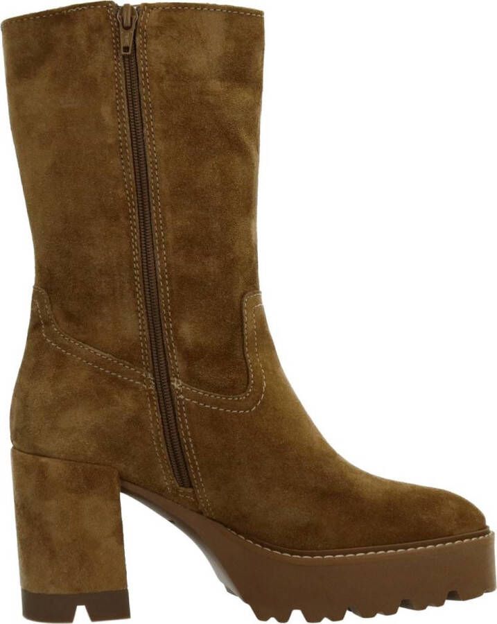 Alpe Heeled Boots Brown Dames